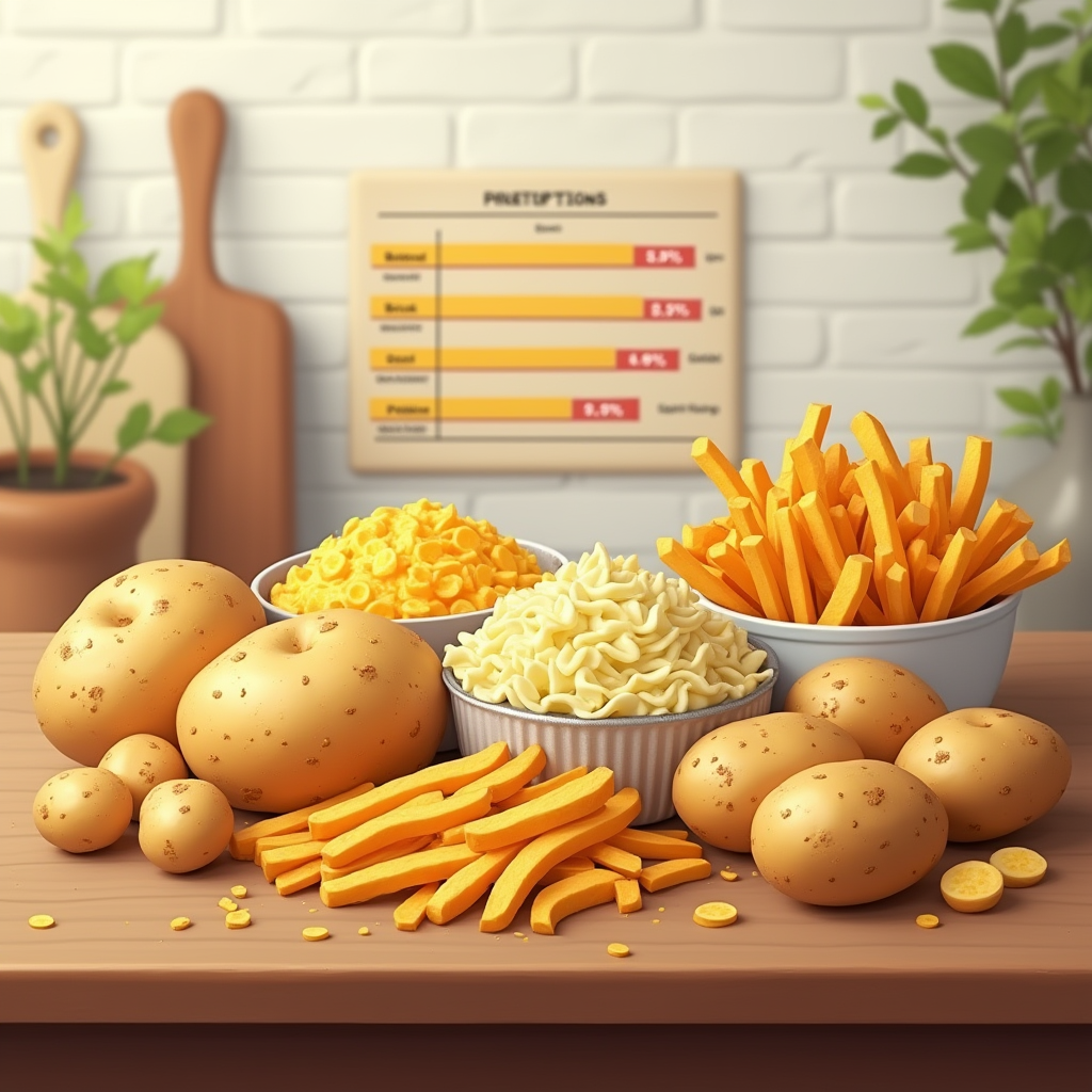 potato calories